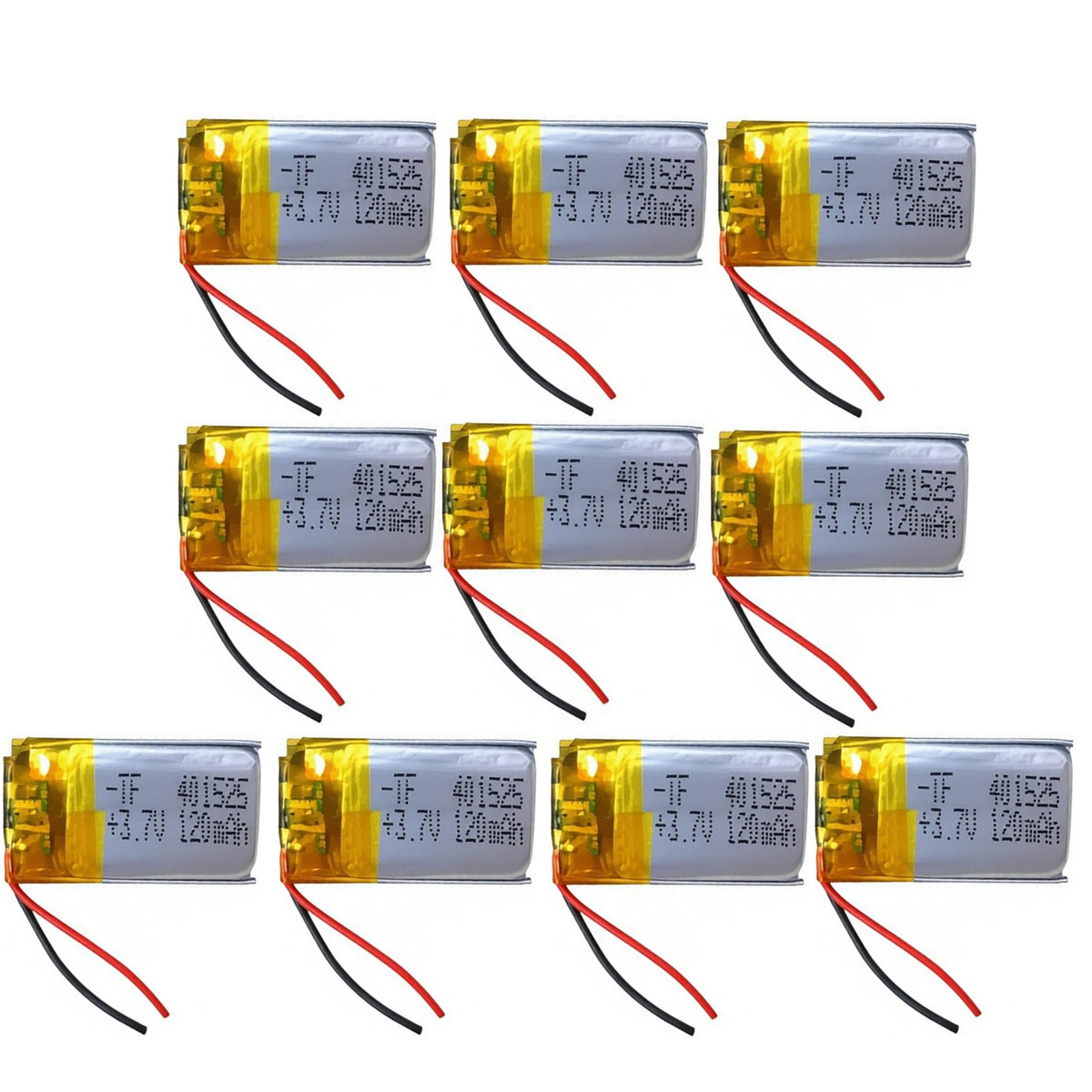 Smartwatch Headset - 10 SZTUK 3.7V 120mAh 401525 Akumulator