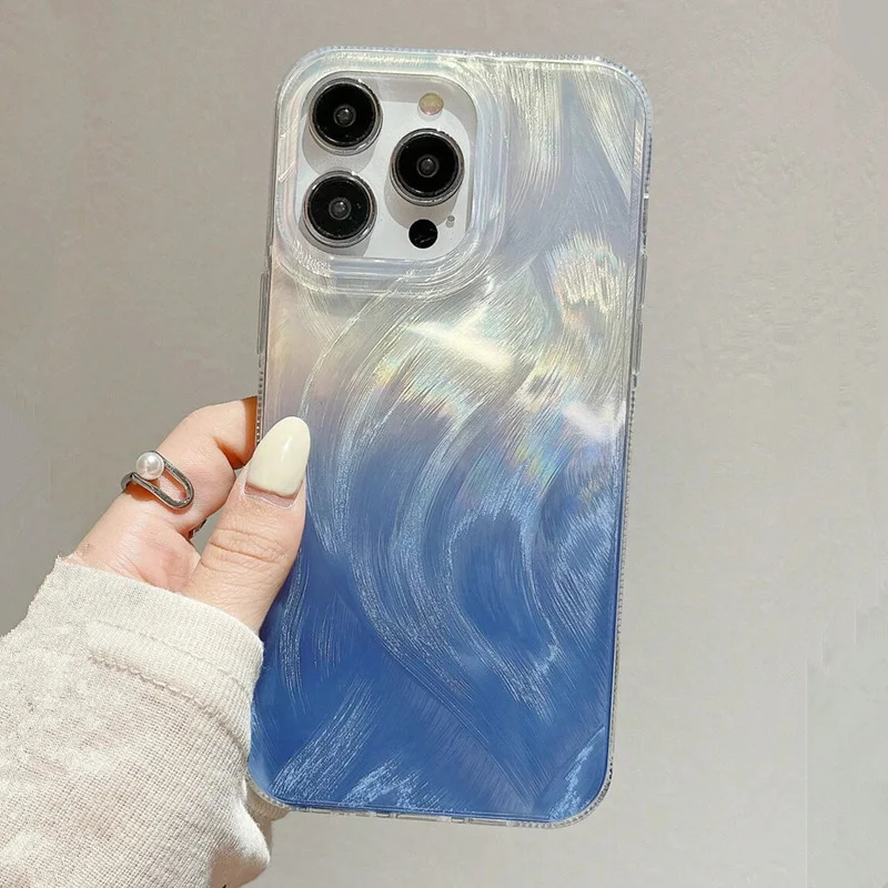Samsung Galaxy A55 - Błyszczące etui na telefon z gradientem