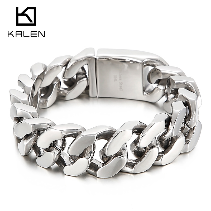 Ceramic Link Bracelet - KALEN 22cm bransoletka z łańcuszkiem ze