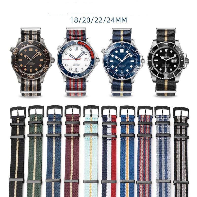 Nylon Nato Strap - Wysokiej jakości nylonowy pasek do zegarka