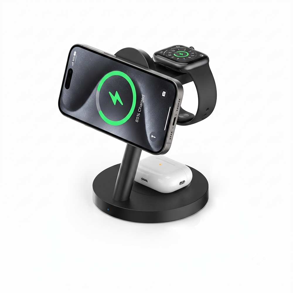 Smartwatch Ac - Magnetyczna szybka bezprzewodowa stacja ładująca Qi2.2