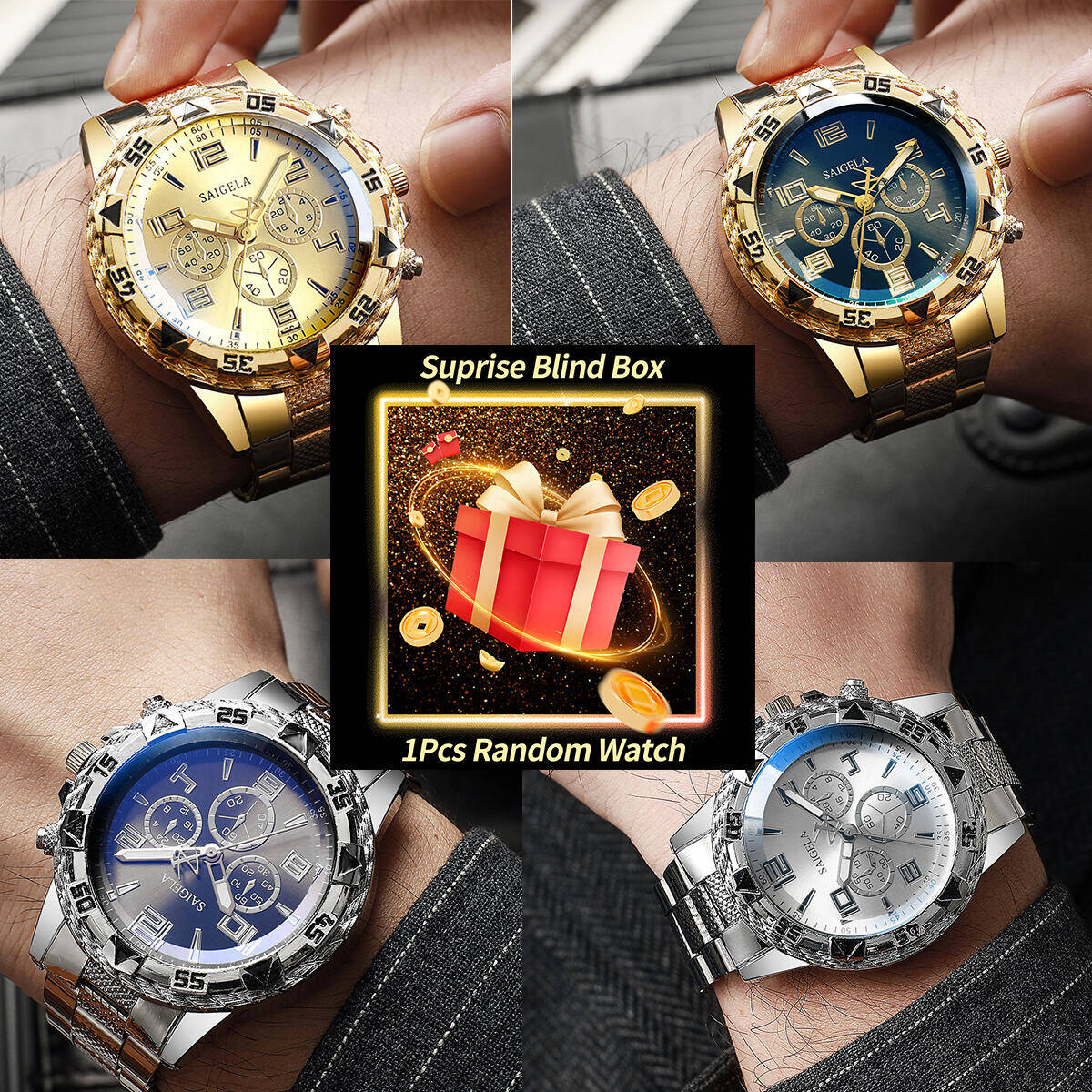 Accessories With Watch - 1 szt. Niespodzianka Tajemniczy Zegarek Blind