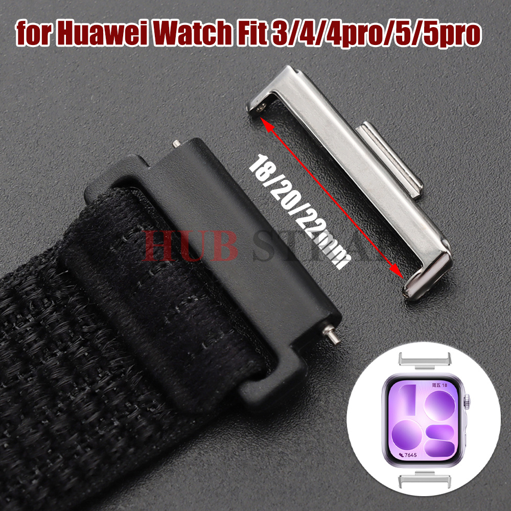 Huawei Smartwatch Accessories - Złącze paska ze stali nierdzewnej 18mm