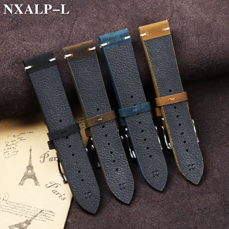 Vintage olejowoskowy skórzany  – Nylon Nato Strap recenzja i cena