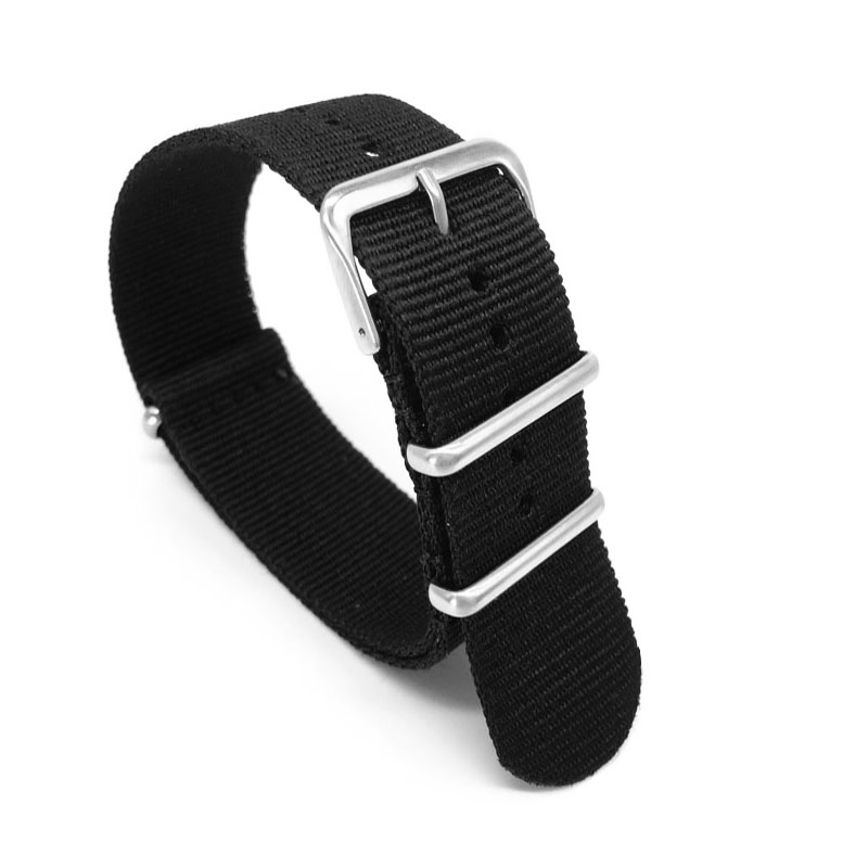 Czarny pasek nylonowy do zegar – Nylon Nato Strap recenzja i cena