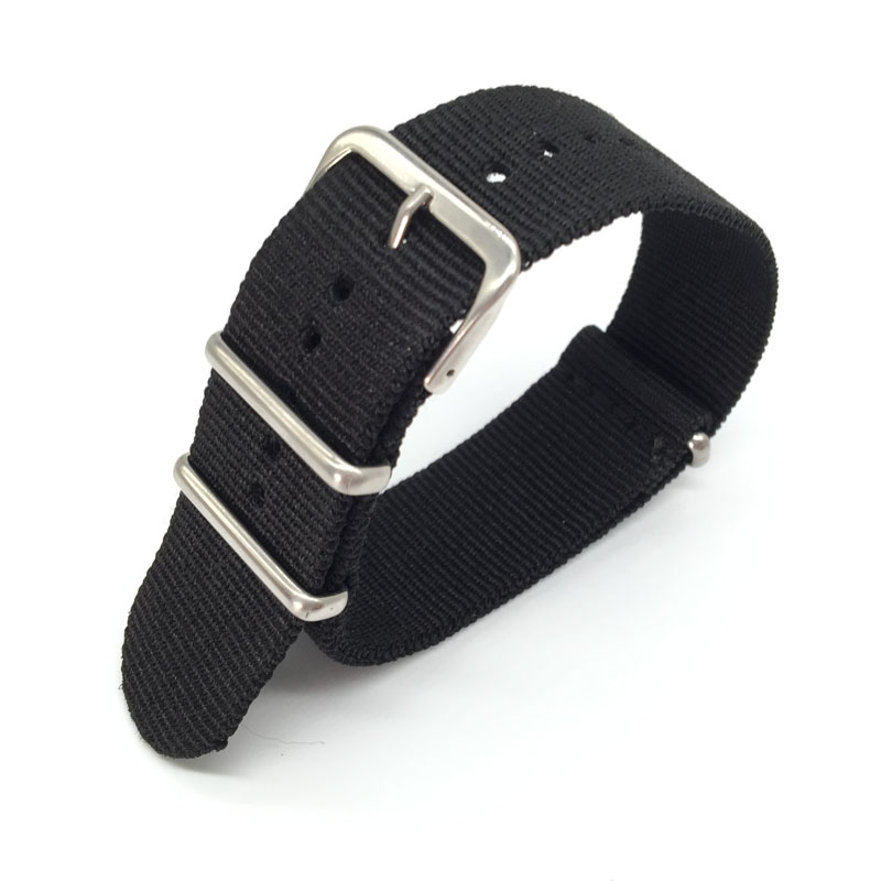 Czarny pasek nylonowy do zegar – Nylon Nato Strap recenzja i cena