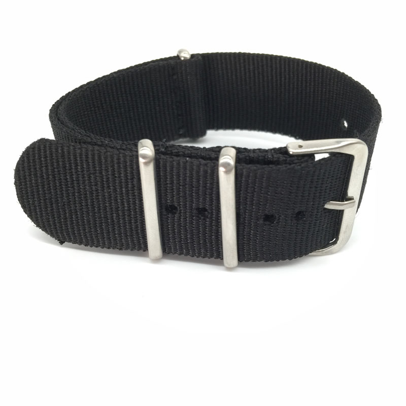 Czarny pasek nylonowy do zegar – Nylon Nato Strap recenzja i cena