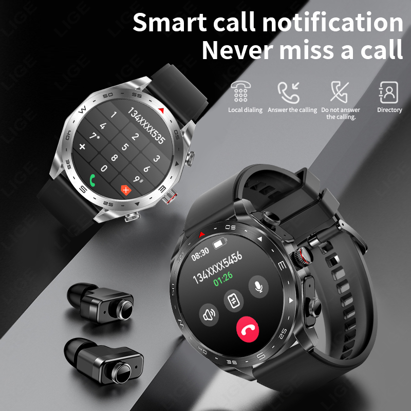 LIGE TWS 2‑w‑1 Smartwatch z wb – Smartwatch Headset recenzja i cena