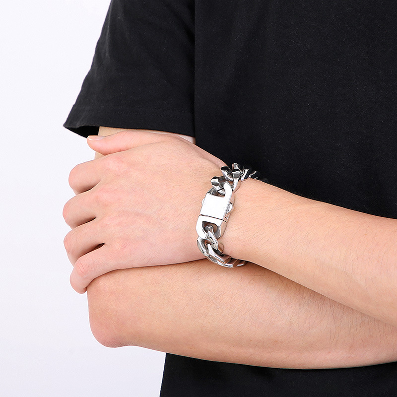 20MM Heavy Punk Retro Cuban Cu – Ceramic Link Bracelet recenzja i cena